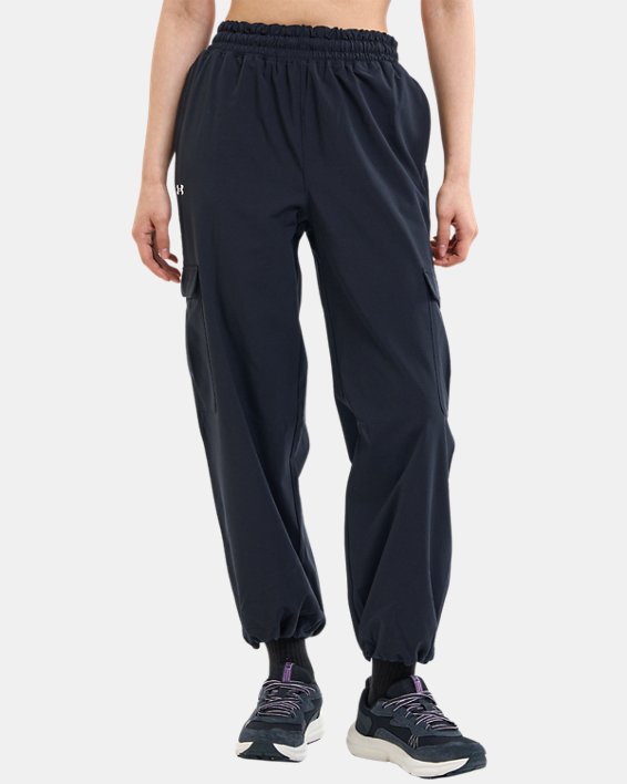 Women's UA Rival Woven Cargo Pants in Black image number 0